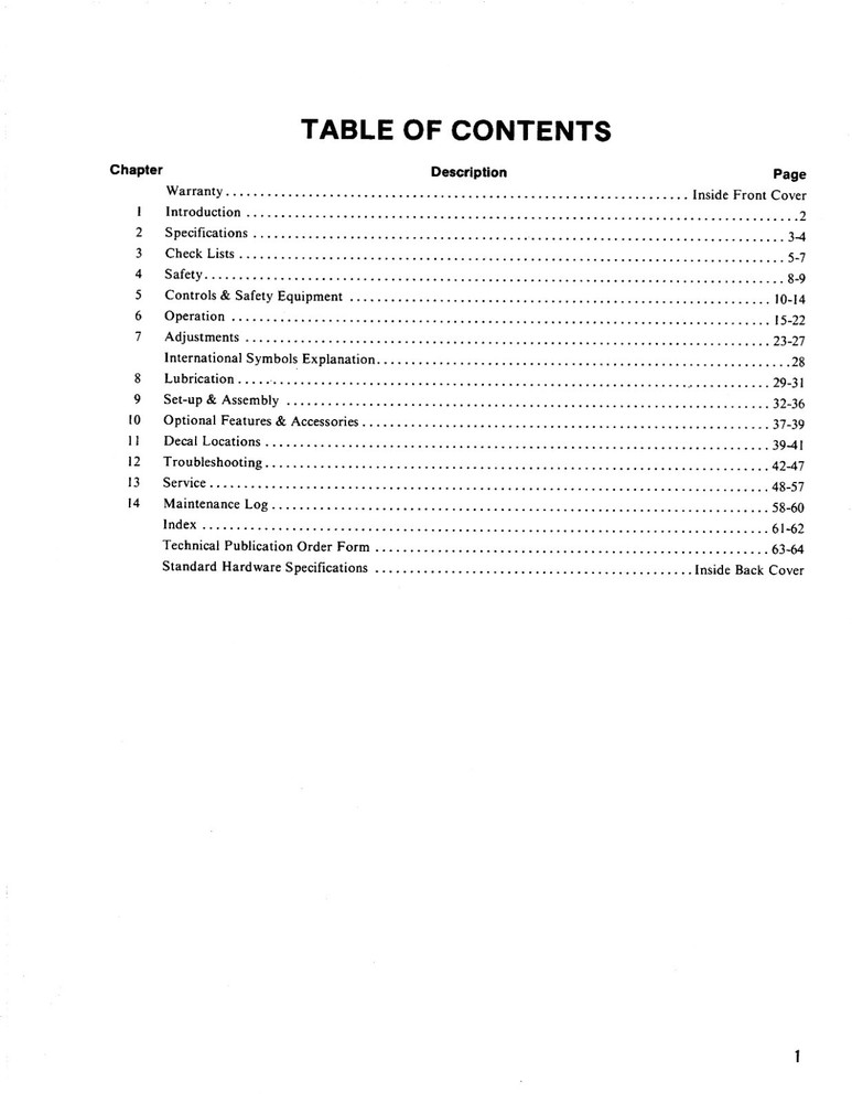 Skid Loader Operators Instruction Manual Gehl 4510 4610