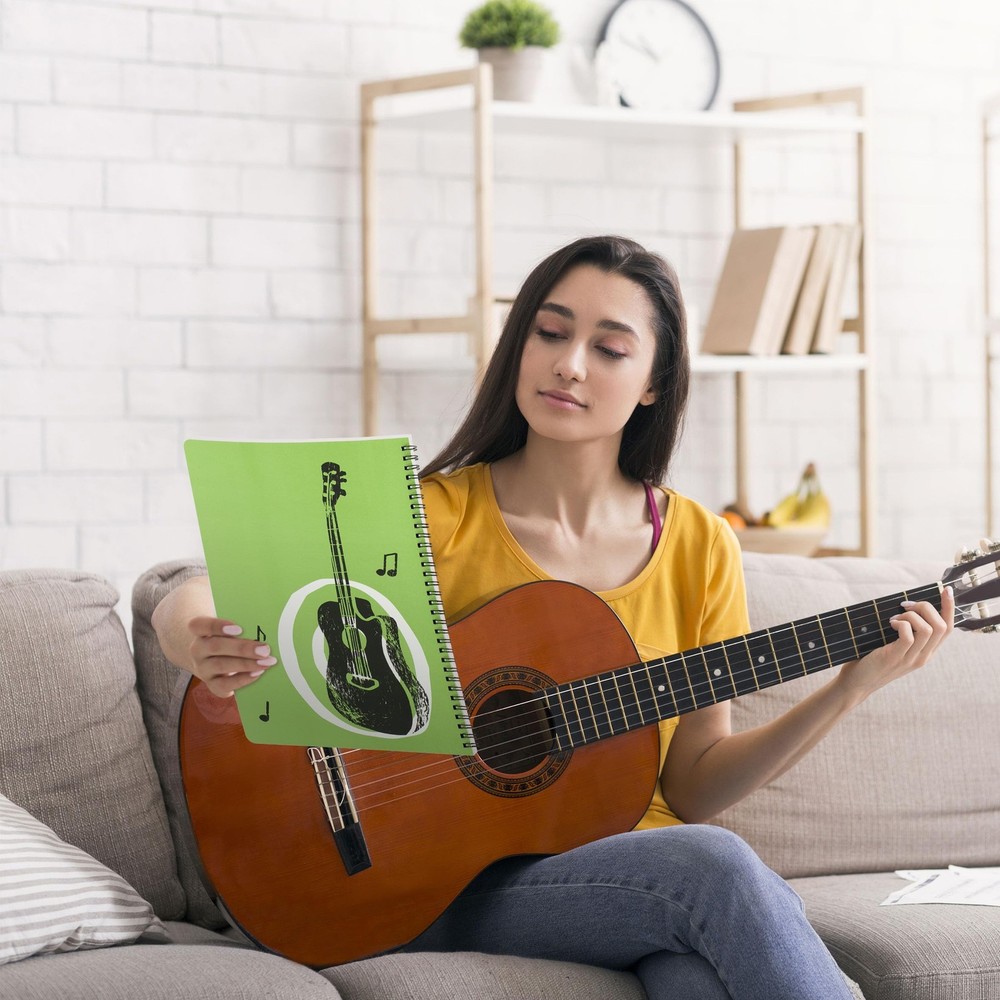 INKNOTE Guitar Tablature Notebook Blank Music Tabs Journal for multicolour
