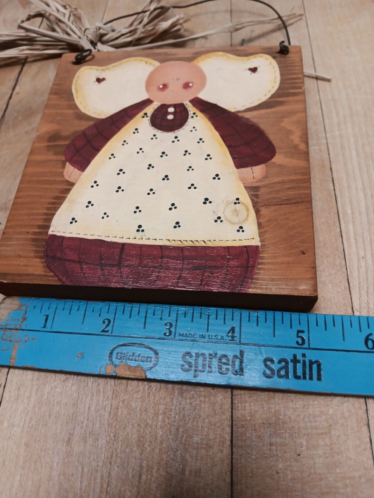 Hand Crafted Painted Christmas Angel Wall Decor