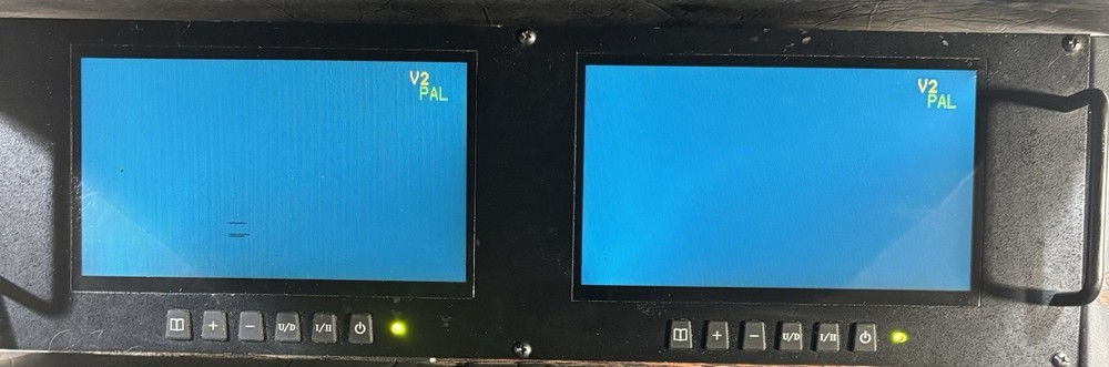 Defender Security 2 x 7" LCD Rack Mount Monitors