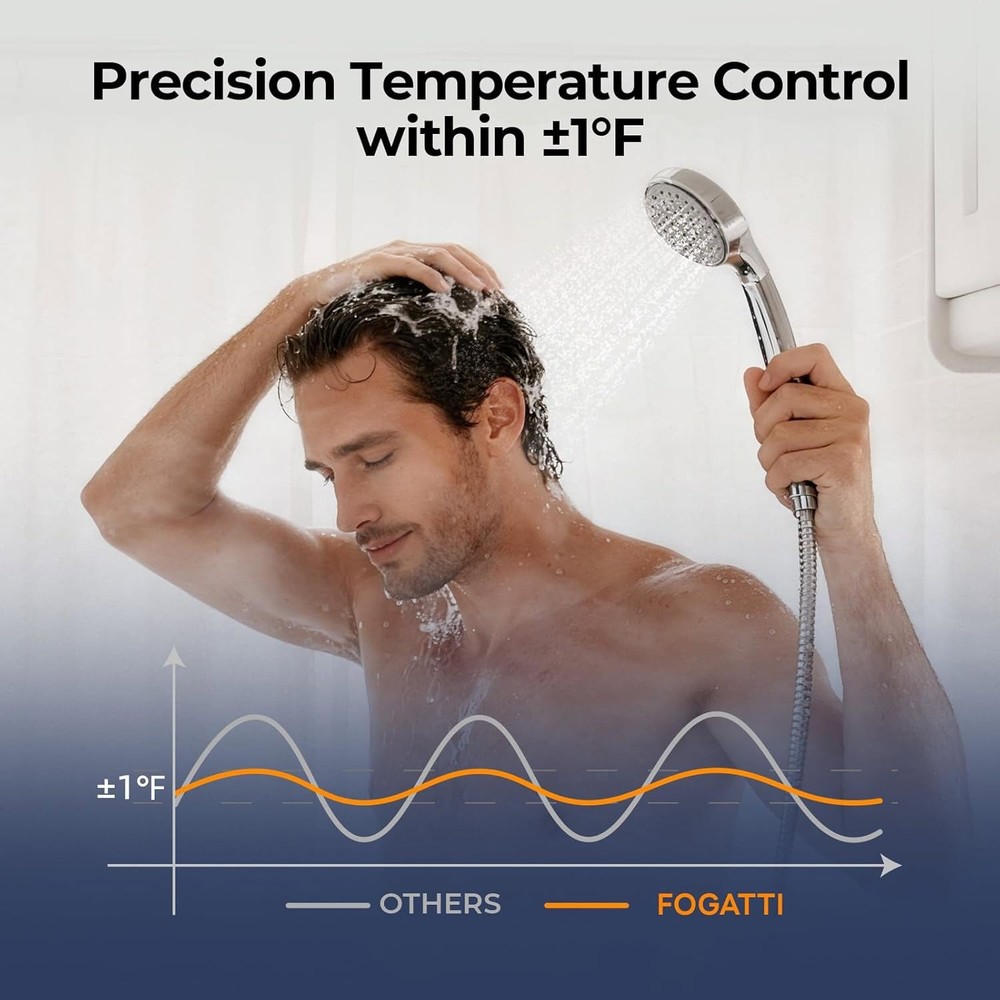 【90% NEW】66,000 BTU RV Water Heater Tankless Propane 3.9 GPM On-Demand Hot Water