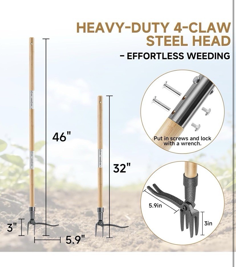 Heavy Duty Stand Up Weed Puller Tool
