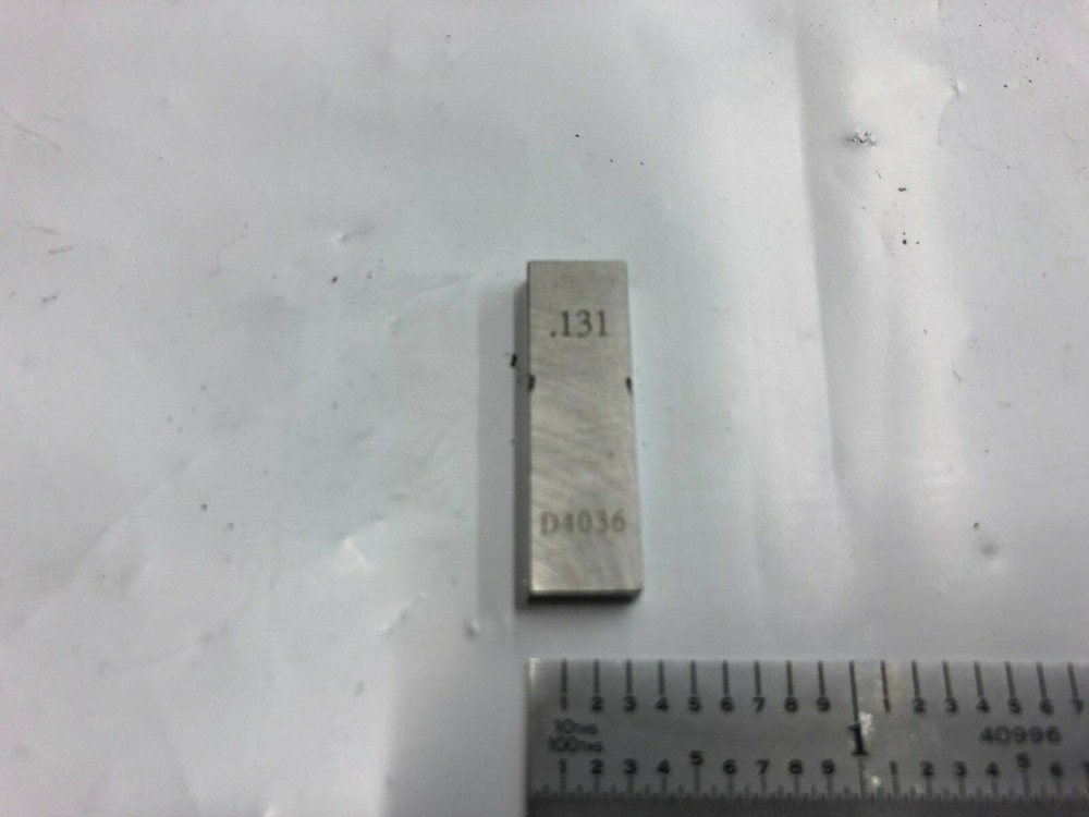 .131 Rectangle Steel Gage Block.