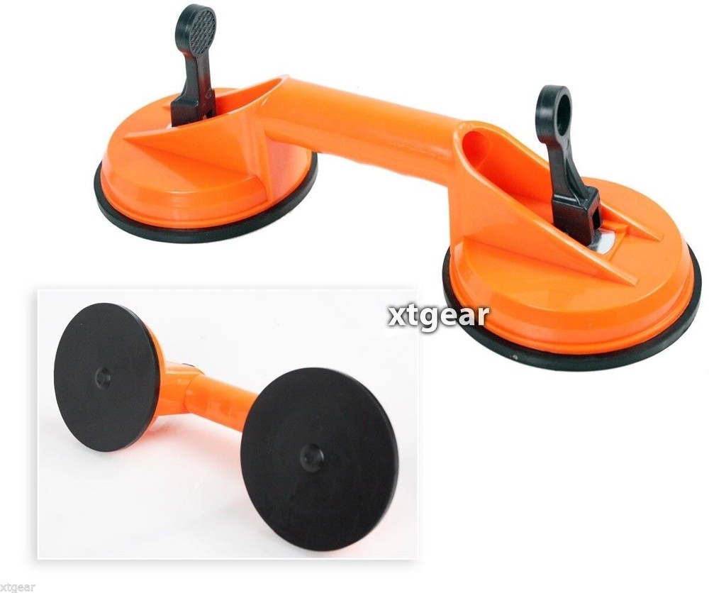 Double Suction Cup Puller Dent Remover 500LB Glass Handle Repair Tool New