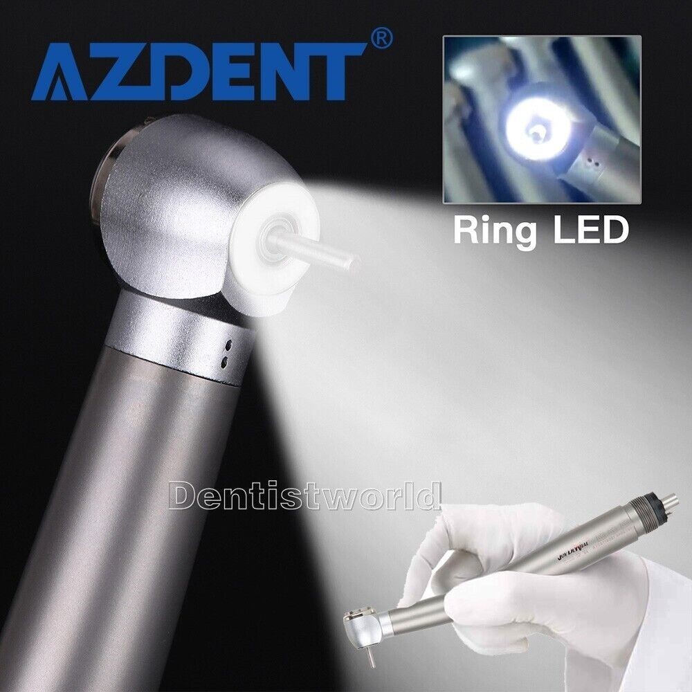 Dental LED High Speed Handpiece 4Hole E-Generator Shadowless Push