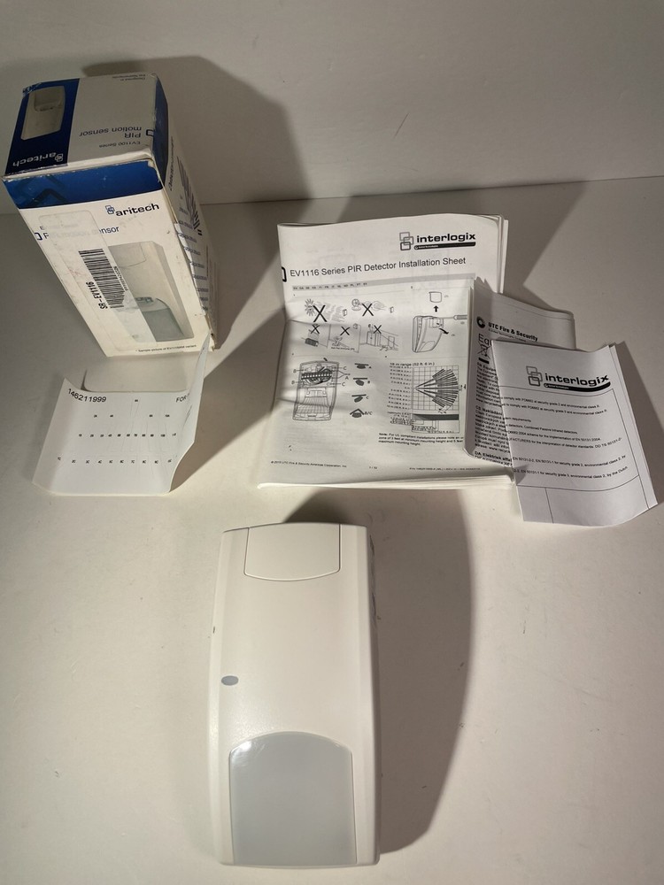 Interlogix Aritech PIR Motion Sensor EV1116 NOS NOB AS IS