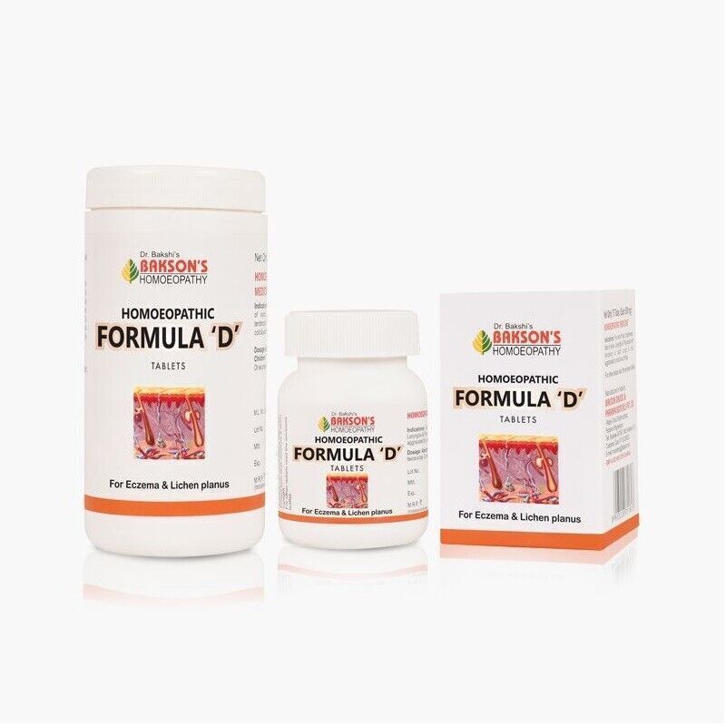 Bakson Homeopathic Formula D Tablets, Best Homeopathic Tablets
