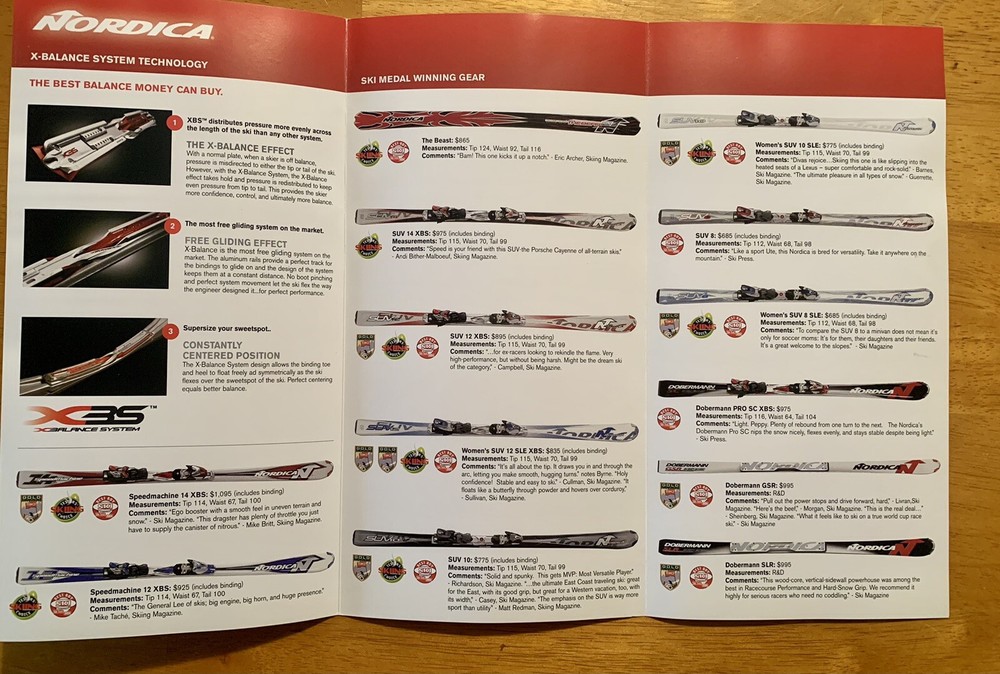 2004-2005 NORDICA SKI & BOOT Catalog Brochure