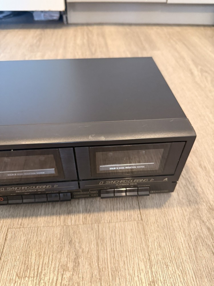 JVC TD-W106 Double Cassette Tape Deck Player/Recorder Tested
