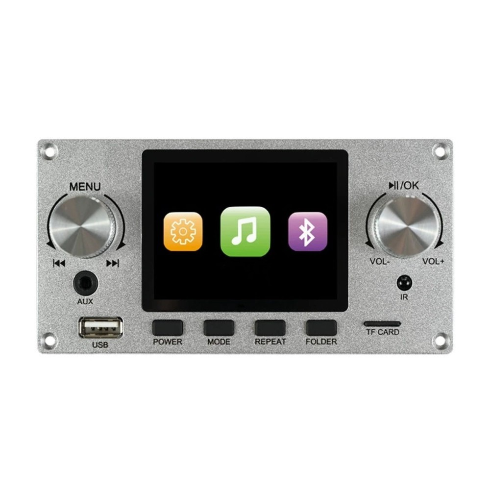 1set 2.8in IPS Decoder Board Bluetooth MP3 TF USB Aux IR I2S Audio Module