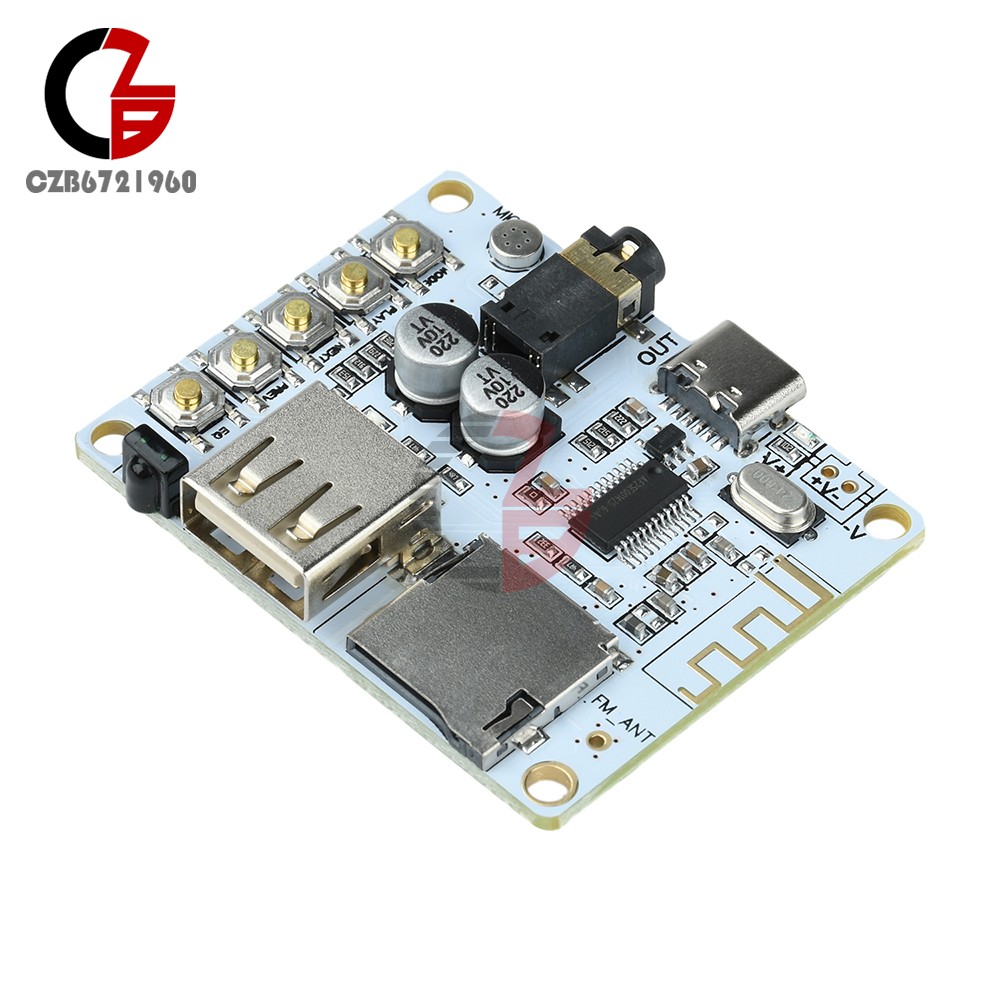 Audio Receiver Board Module Player Bluetooth 5.4 Lossless Decoder Module Type-C