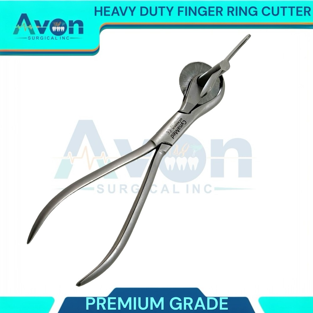 6" Finger Ring Cutter with Circular Blade - Plier Style Handle - Heavy Duty CE