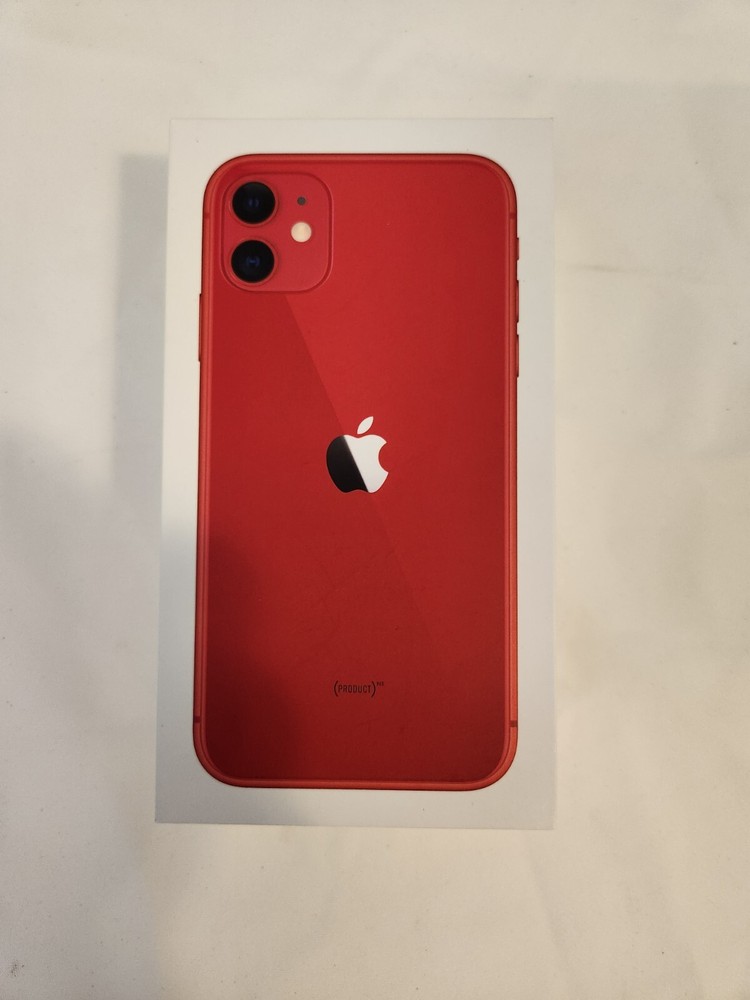 Apple iPhone 11 RED - 64GB Empty Box Only   No phone