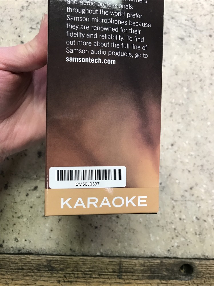Open Box - Samson Karaoke Dynamic Microphone M5 - Cool Find! Fast Shipping!