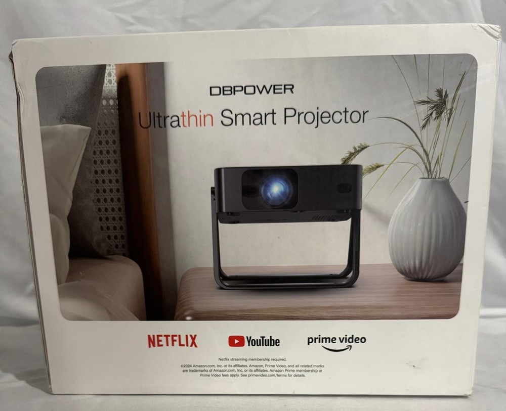 DBPOWER Ultrathin Smart Projector (A4)