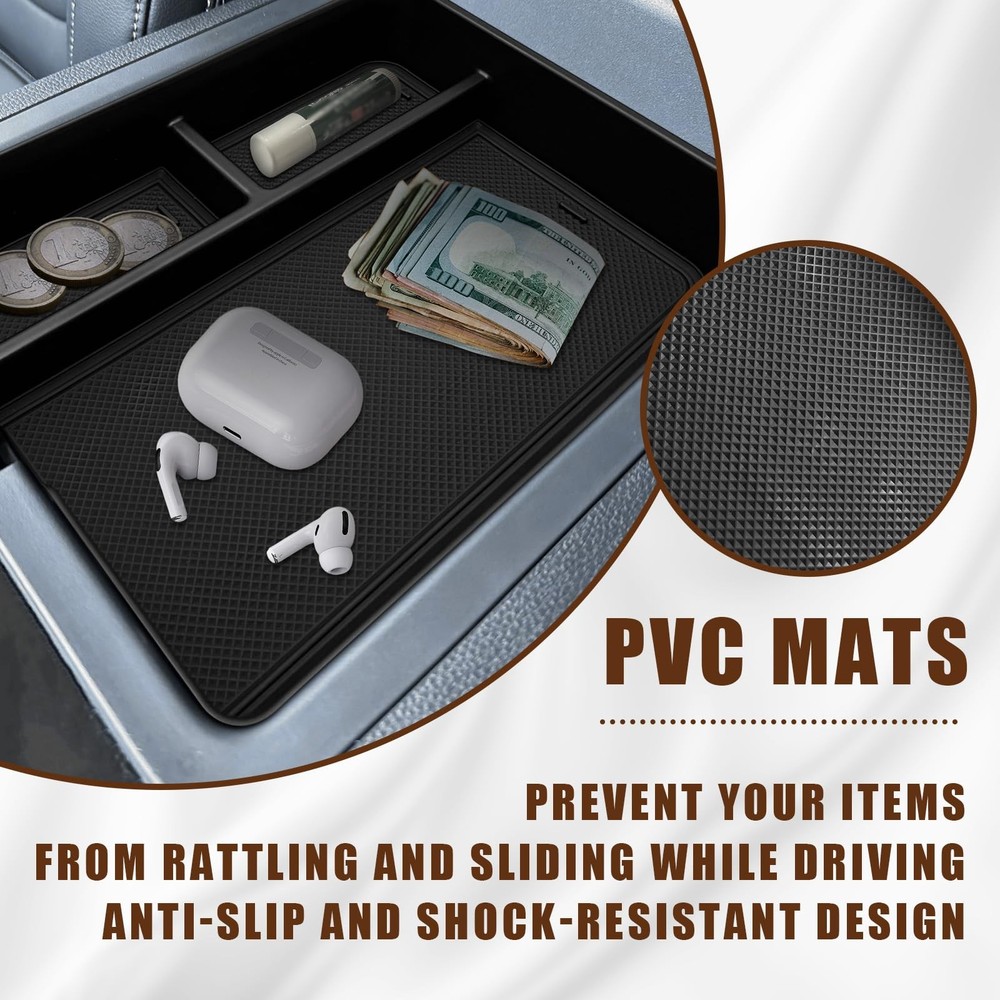 for Pilot Center Console Organizer & Dash Storage Tray & Magnet Armrest Hidde...