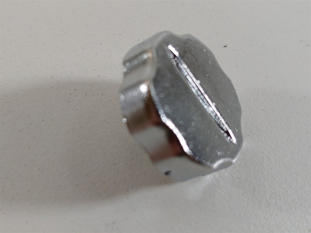 Lot of 4 Workman KN5PC Radio OEM Plastic Chrome 5mm Thread Replacement Knobs