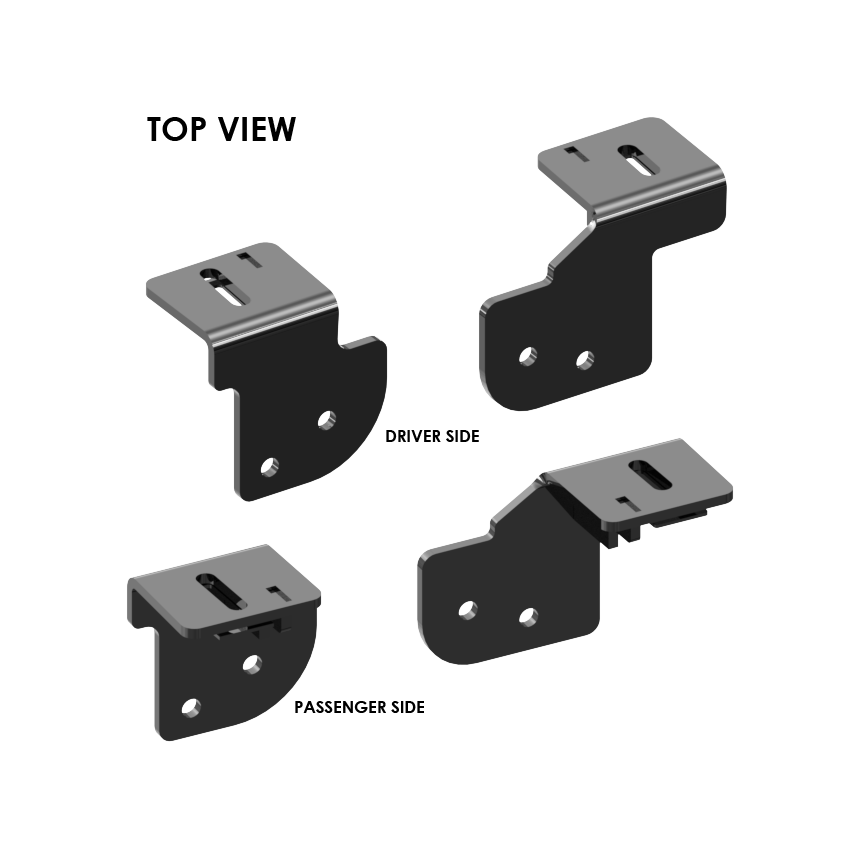 PullRite 2762 Bolt-On Fifth Wheel Hitch Mount Kit