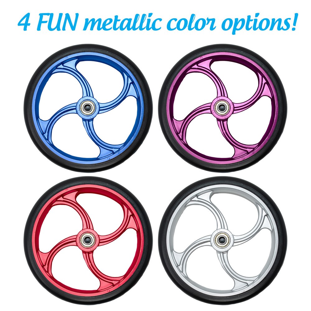 Top Glides Vortex Universal 7 Inch Walker Replacement Wheels Kit - LEGS & GLIDES