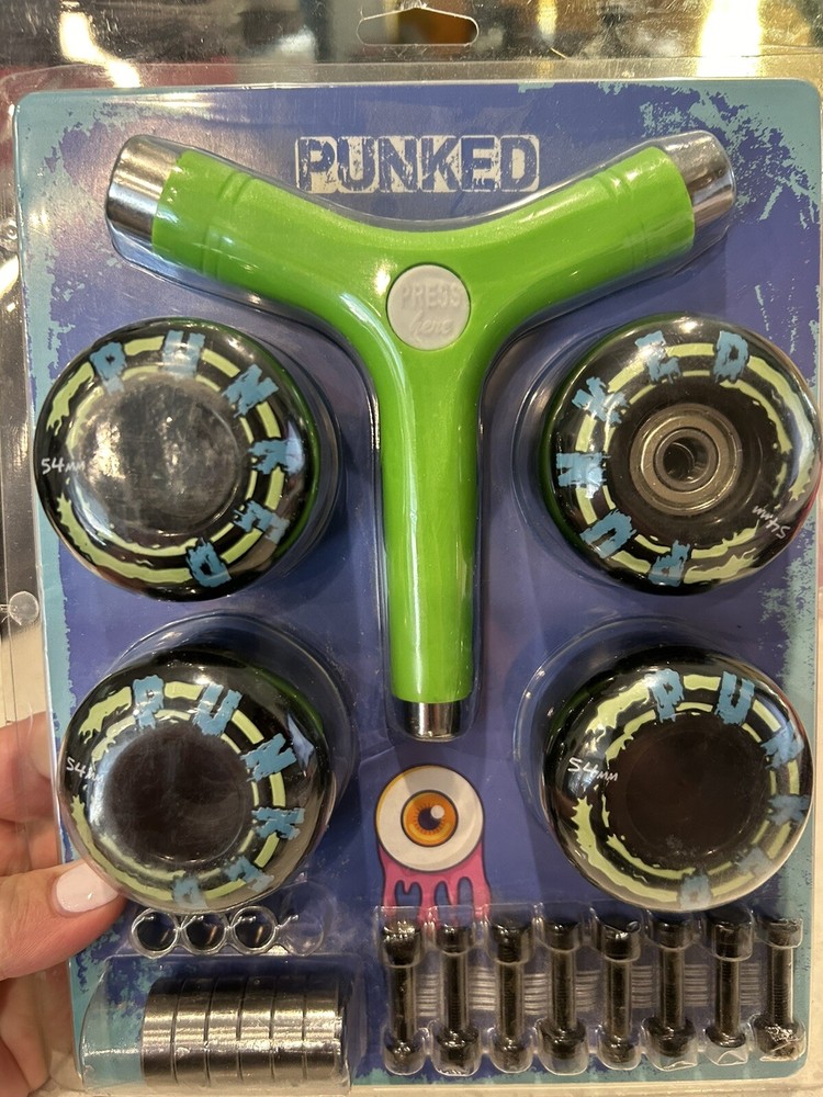 Punked Skate board wheel kit
