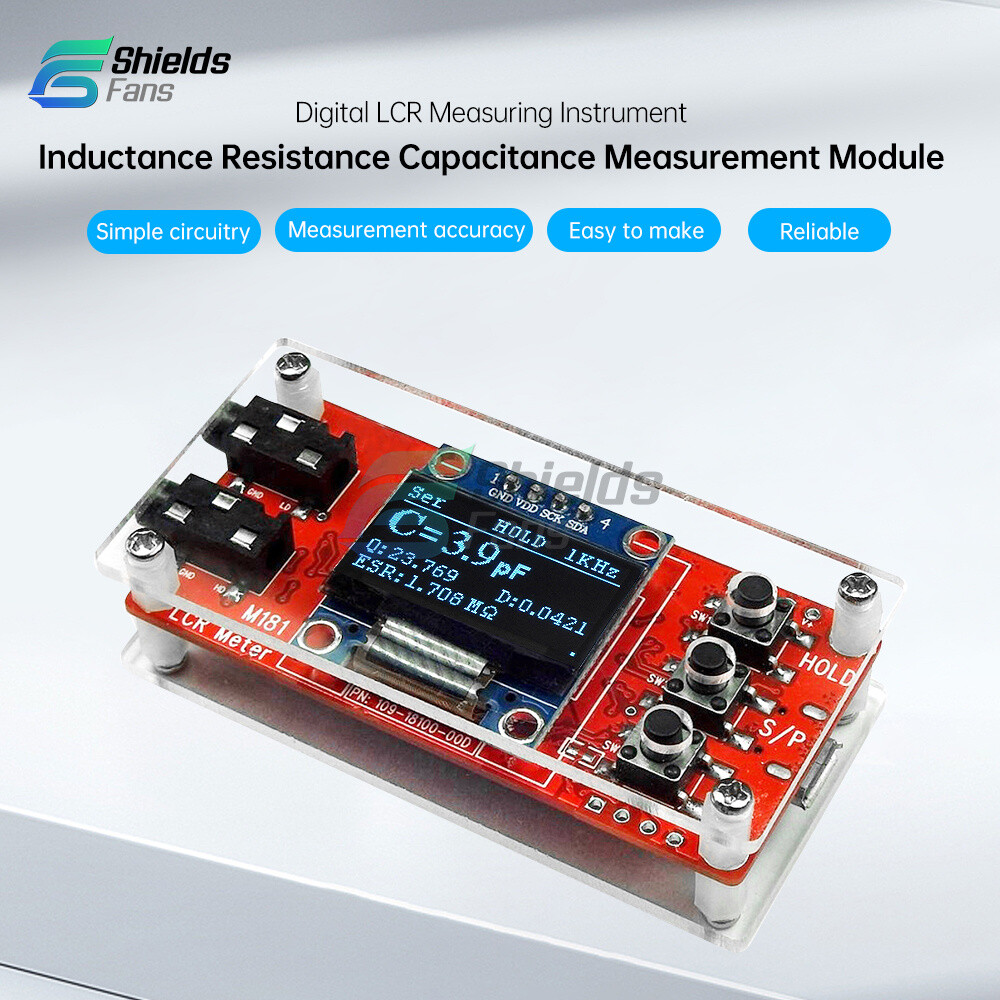 M181 LCR Bridge Tester Module Kit DIY Inductance Capacitance Meter Component Kit