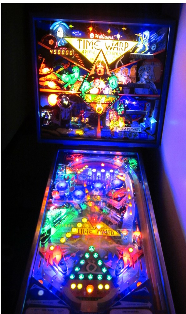 TIME WARP Pinball - NON GHOSTING LED Lighting Kit custom SUPER BRIGHT KIT
