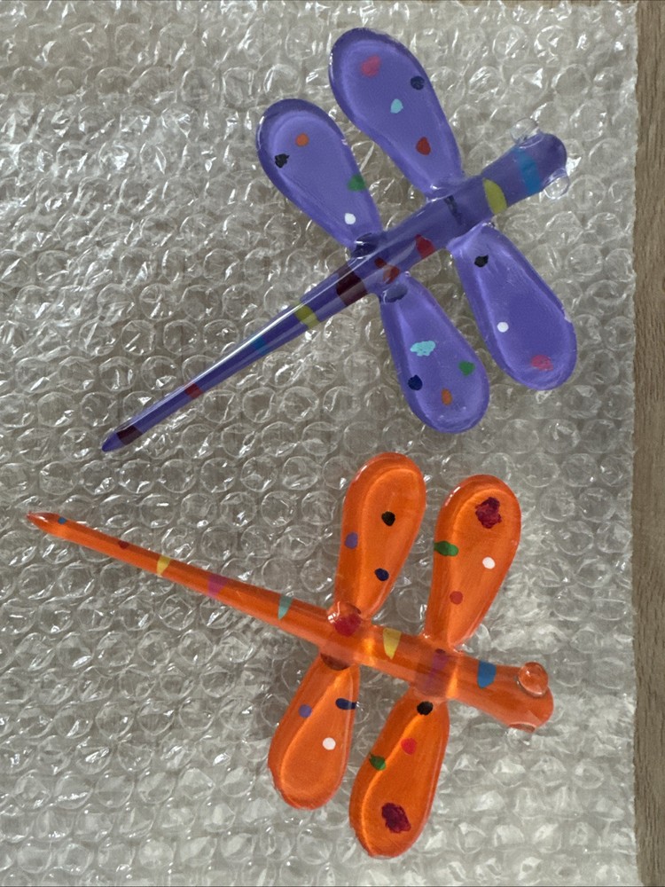 Handmade Glass Dragonflies