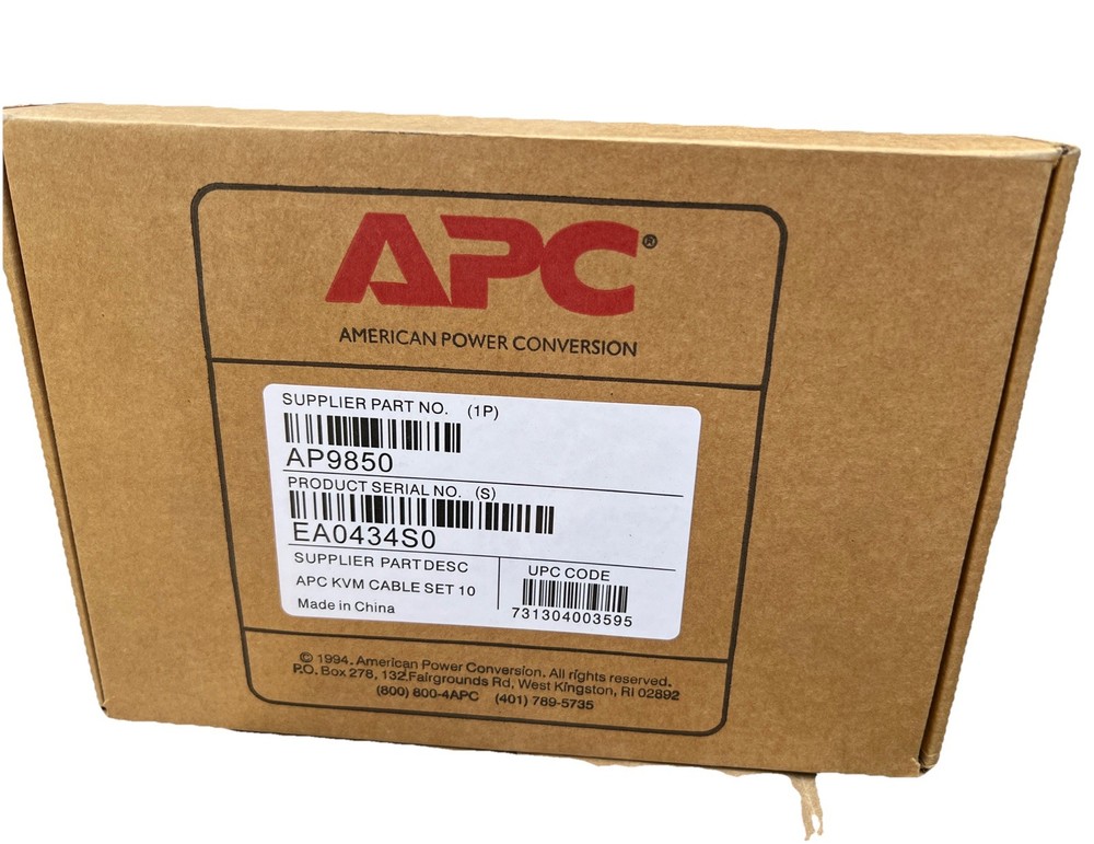 APC AP9850 KVM cable 10ft