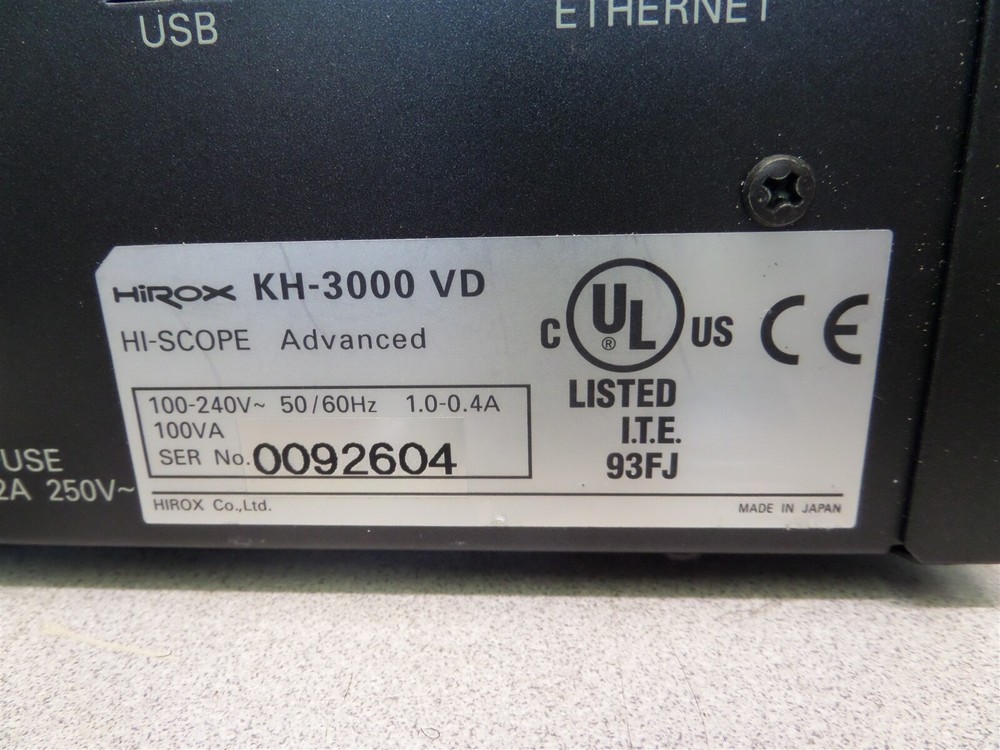 Hirox KH-3000 Hi-Scope Advanced Microscope Camera & Controller