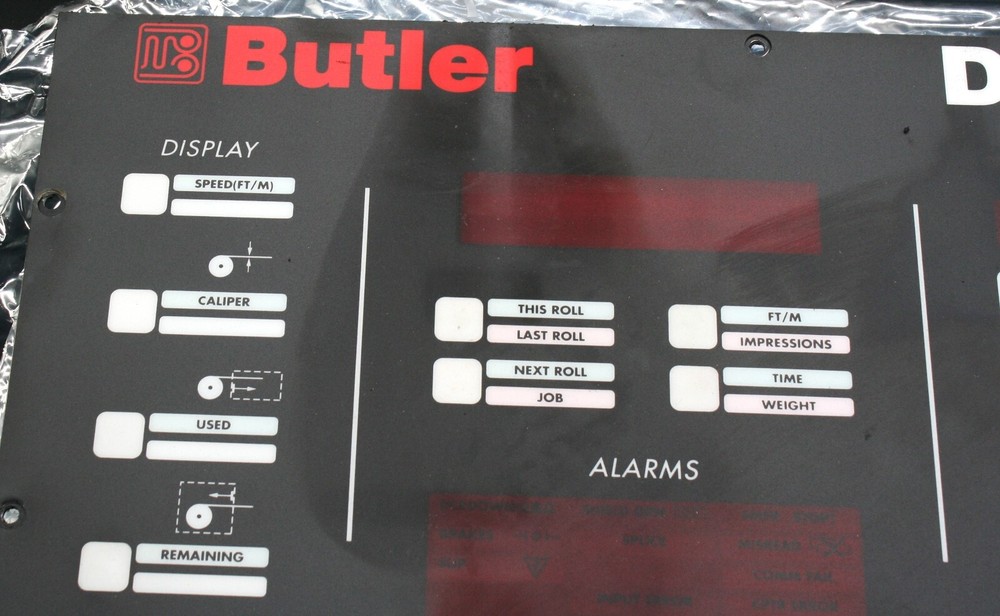 One Butler DC33896-401 Splicer Panel Kit - Front Datamat No Electronics USED