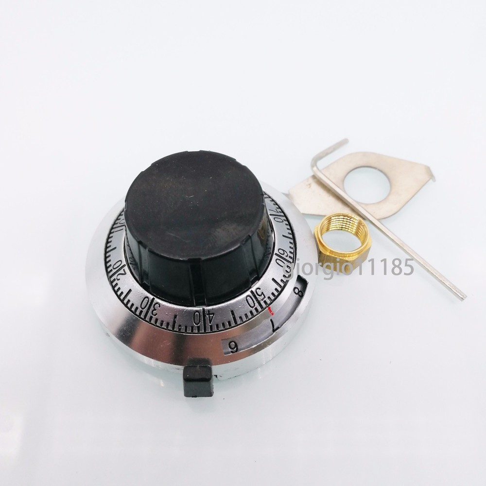 46mm B2 Dial Multi-Turn Potentiometer Knob Cap Switch