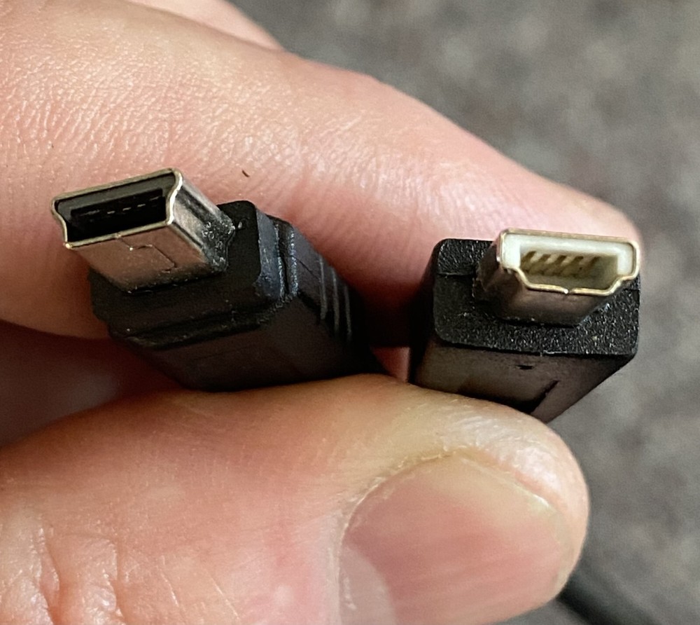 Texas Instruments - TI Connectivity Mini-A to Mini-B USB Transfer Cable