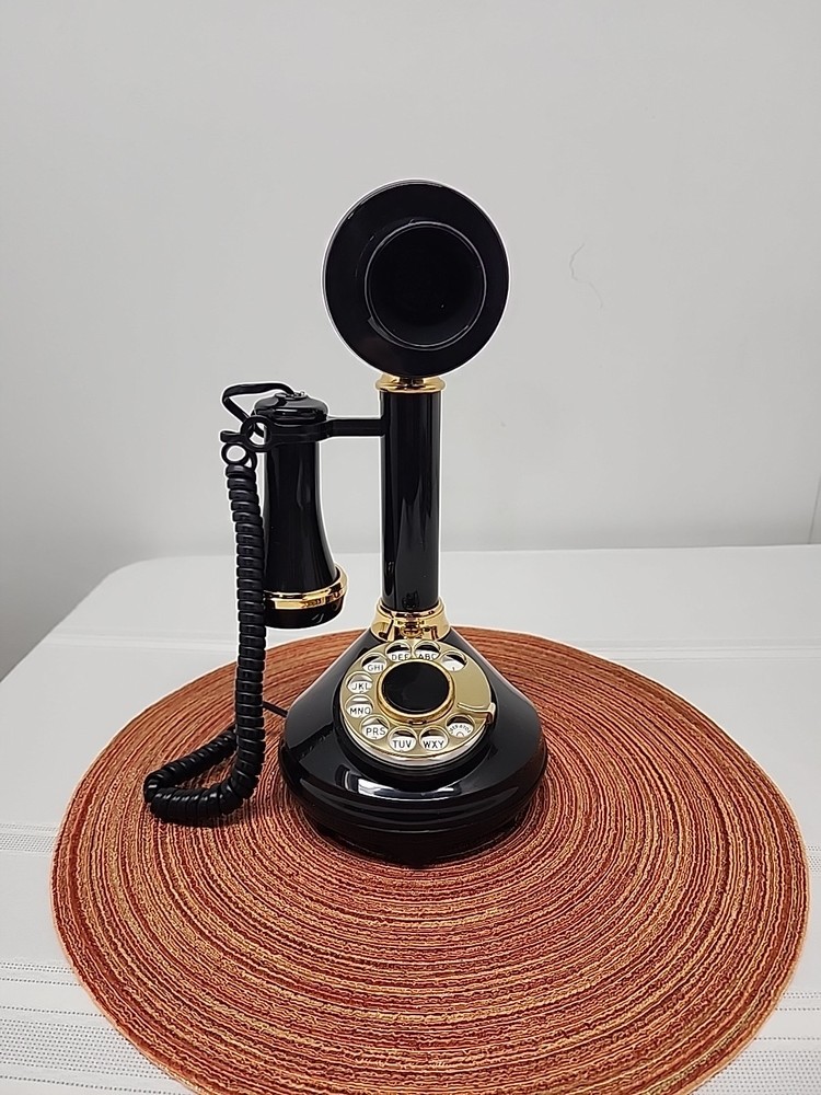 American Telecommunications Corp Candlestick Telephone 1973 Tested Working EUC