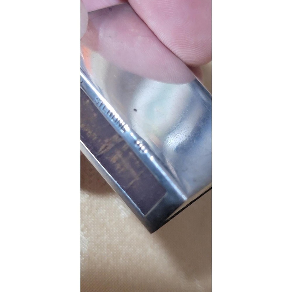 Antique Solid Sterling Silver 925 Matchbox Holder Monogrammed Engraved Swank