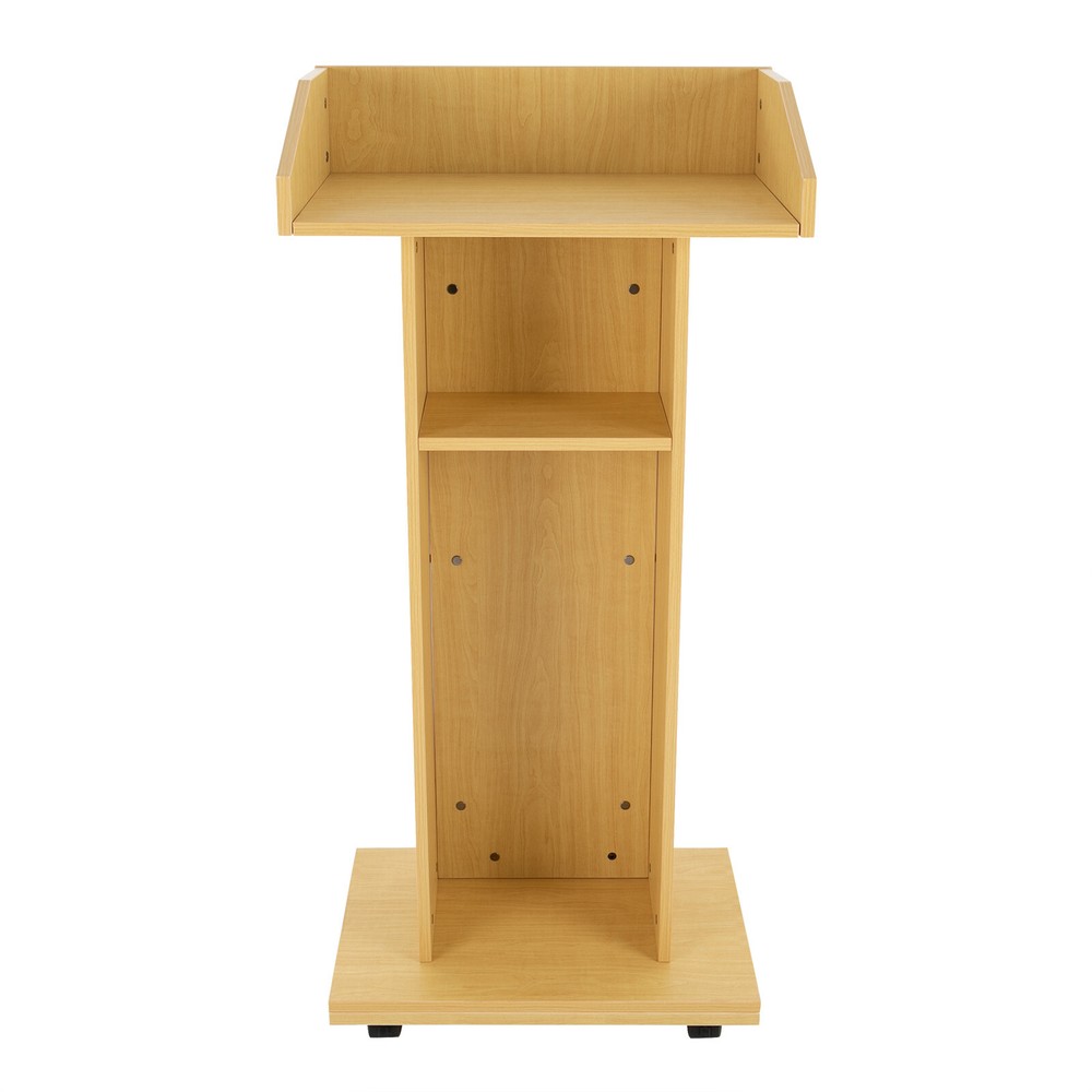 Portable Mobile Presentation Stand with Storage, Ideal for Classroom & Office