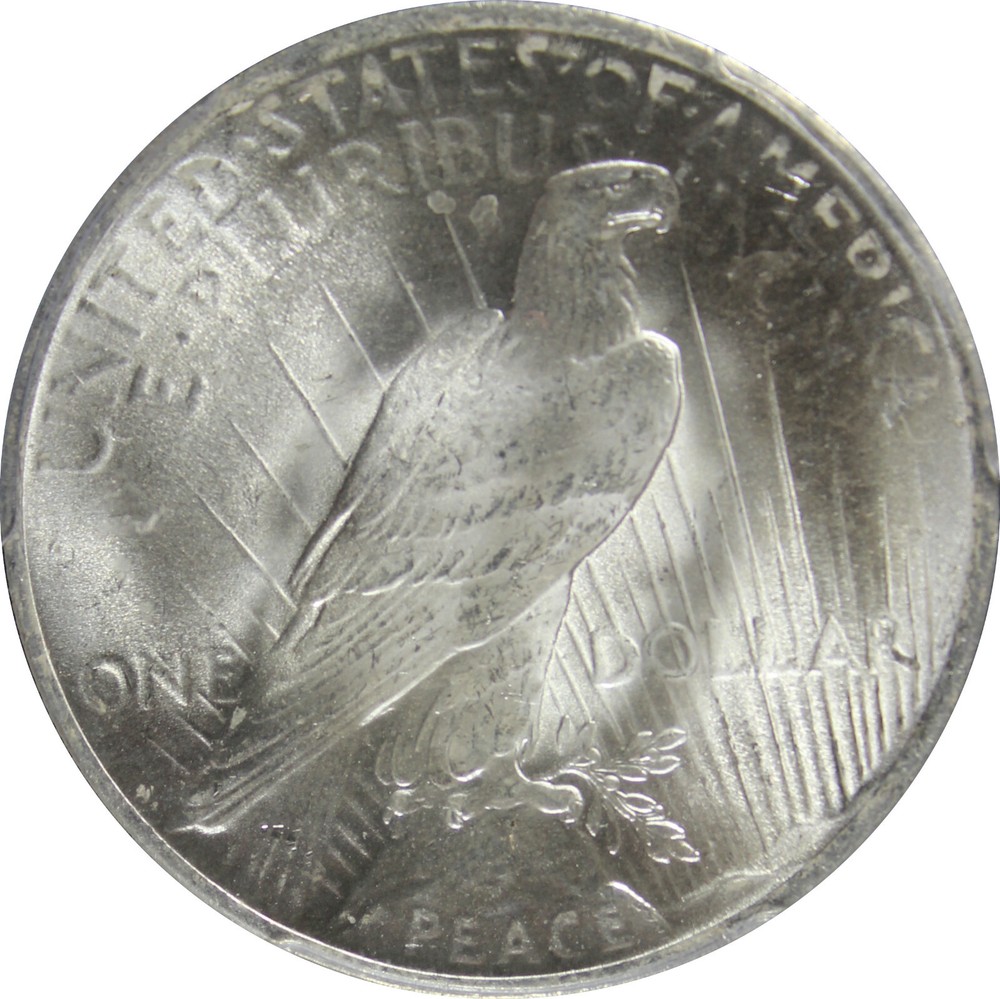 1923 MS66 Peace Dollar, PCGS 81417856