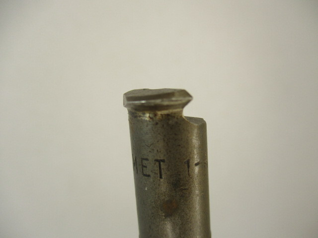 COMET # 1-A Threading Boring Bar 1/2" Shank 8" OAL & Rectangular Block Mount VGC