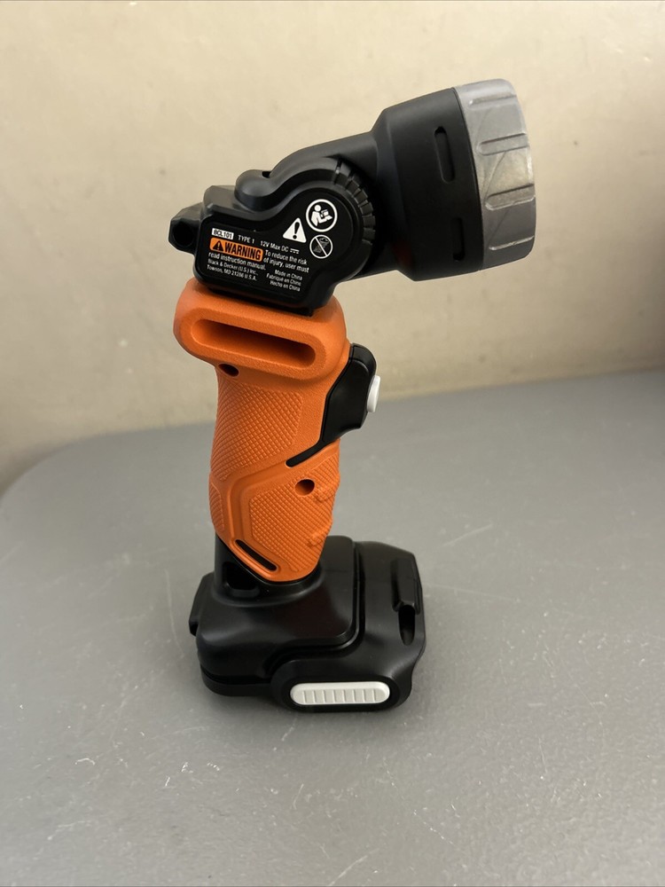 Black + Decker 12V Flashlight BCL 101- Flashlight Only/ No Batteries Included