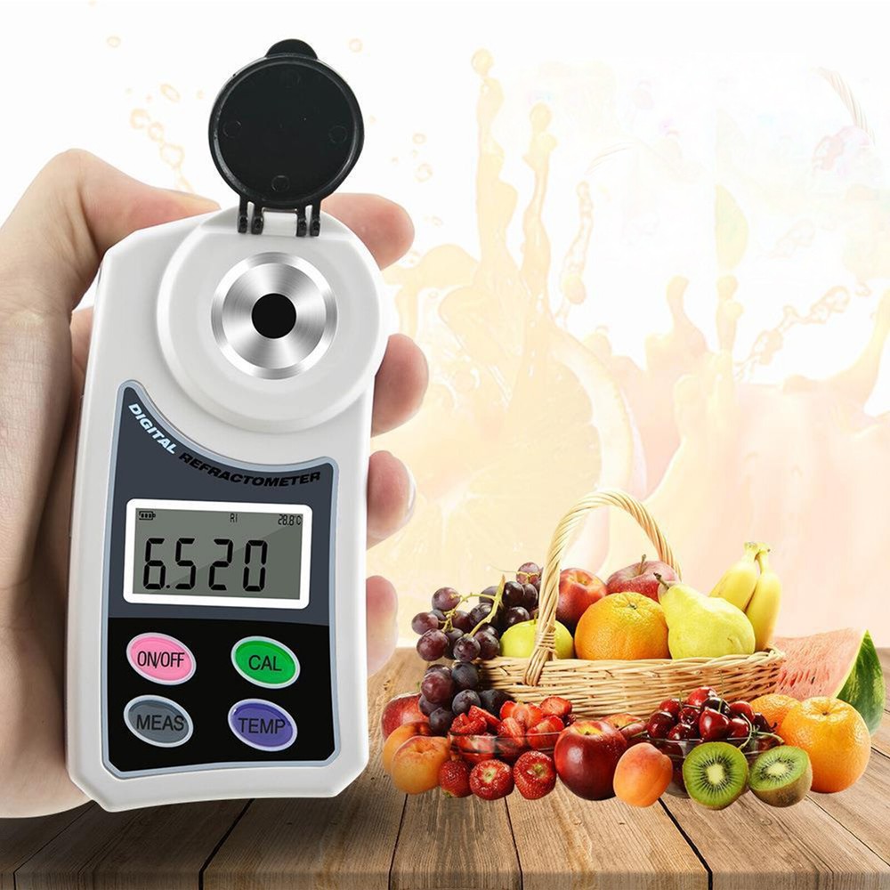 0-28% Digital LCD Refractometer Salinity Test Salinometer Automatic Temperatur7R