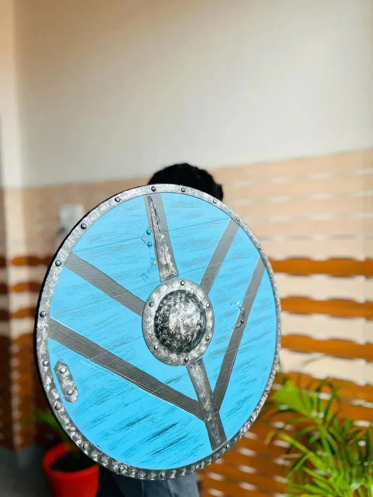 Authentic Medieval Viking Shield Battle Ready - Hand Painted & Functional