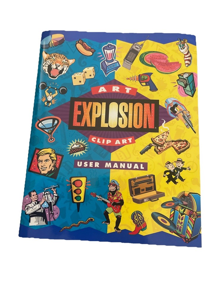 Art Explosion Clip Art Image Pack CD-ROM Portfolio 9 Discs Nova Development