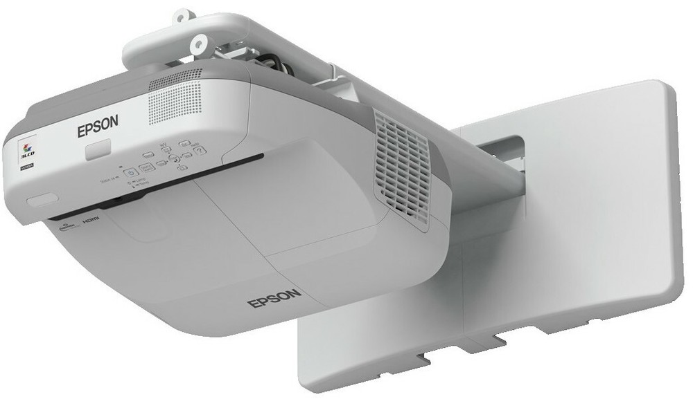 87" SBX885 DViT INTERACTIVE SMART BOARD & EPSON U-SHORT THROW PROJECTOR COMPLETE