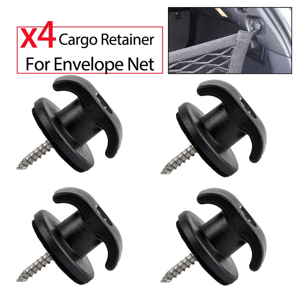 Cargo Net Mounting Hooks Trunk Hook Assembly Tie Down Screws Hanger Heavy Duty