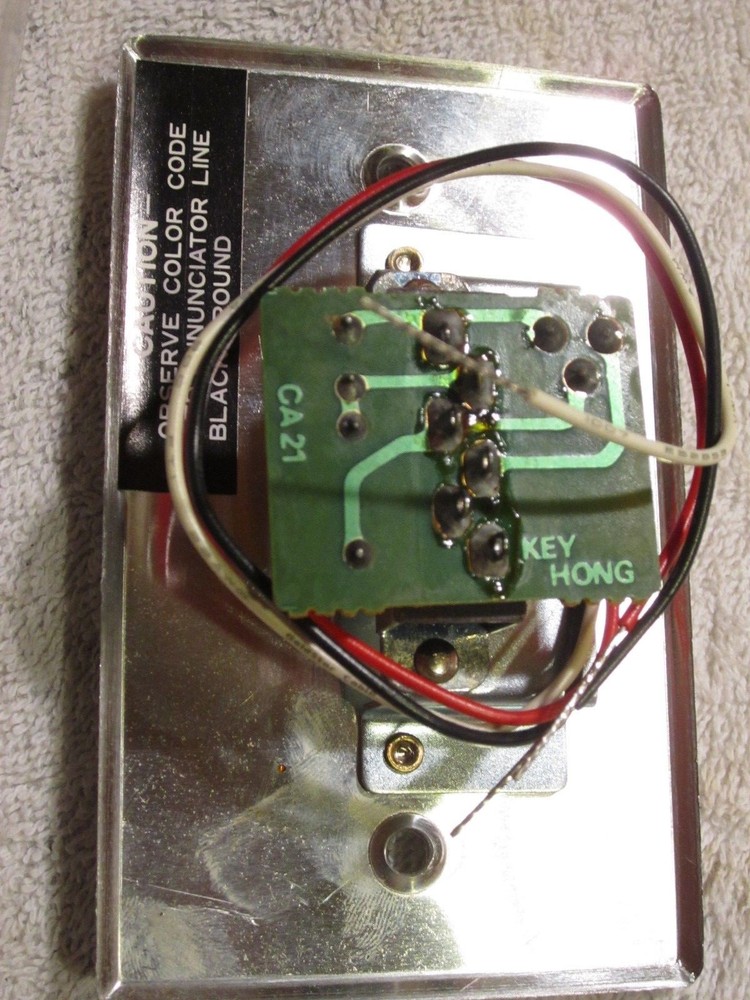 BOGEN CA-21 PUSH BUTTON FOR INTERCOM ORIGINAL PACKAGE New from old stock