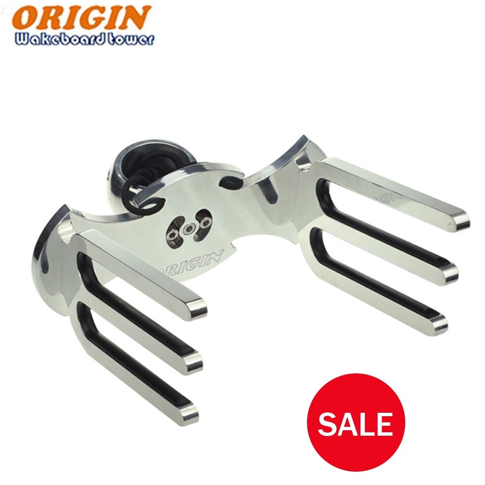 ORIGIN Bat Wakeboard Tower Rack Angle-Free Adjustable Wakeboard Holder Polished