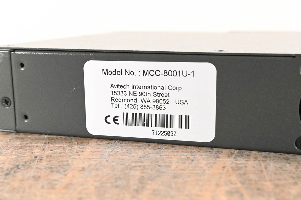 Avitech MCC-8001U Image Scaler / Processor CG01CA2