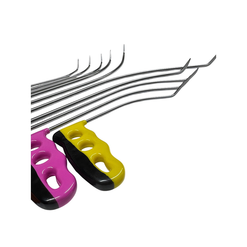 PDR Tools – Batumi Edition | 10-Piece Double-Bend Sharp Tip Rainbow-Shaped pdr