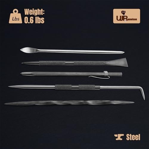 Intaglio & Dry Point Etching Tools Kit - Twisted Scriber, Scraper, Hook, Carbide