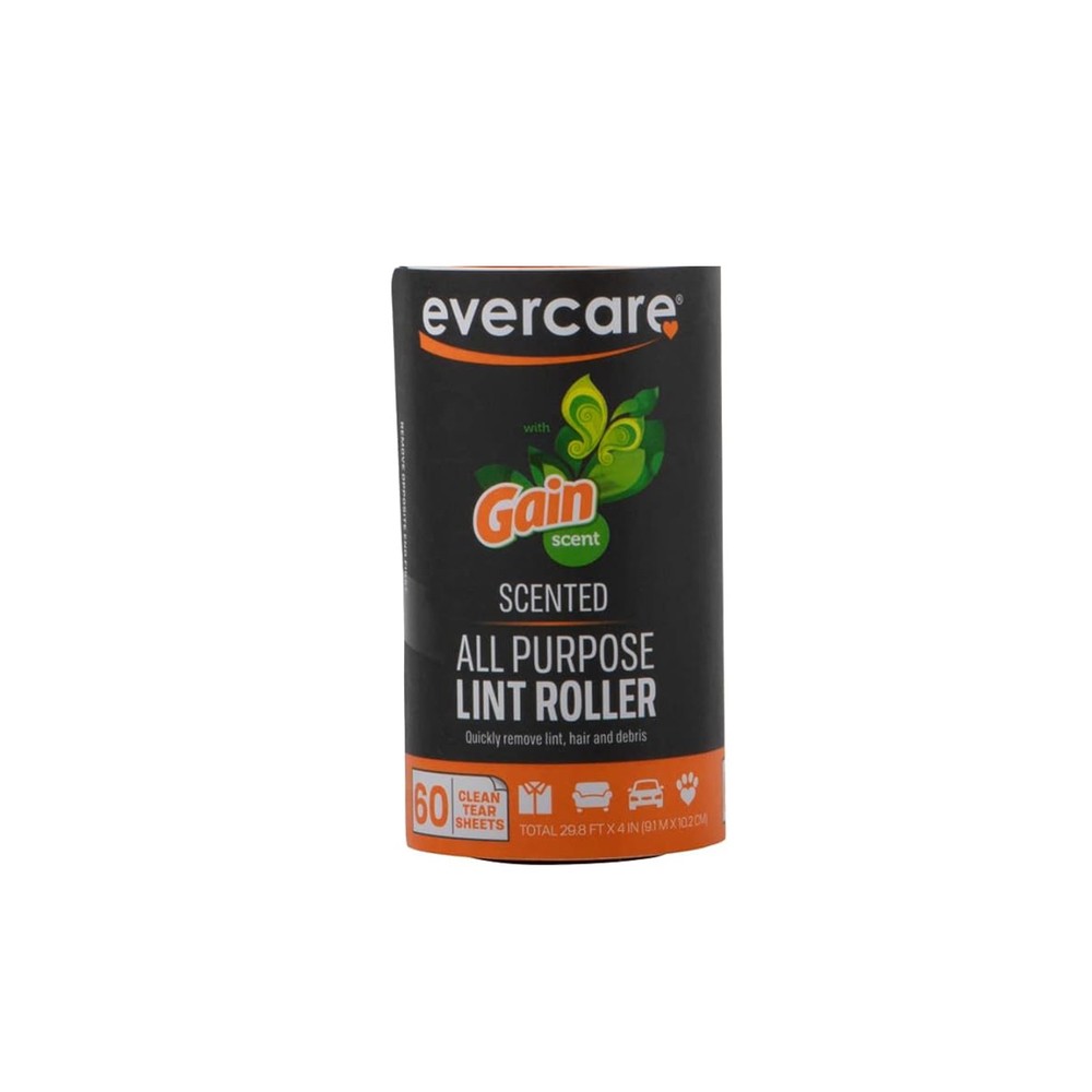 Evercare Lint Roller, Scented 60 Sheets