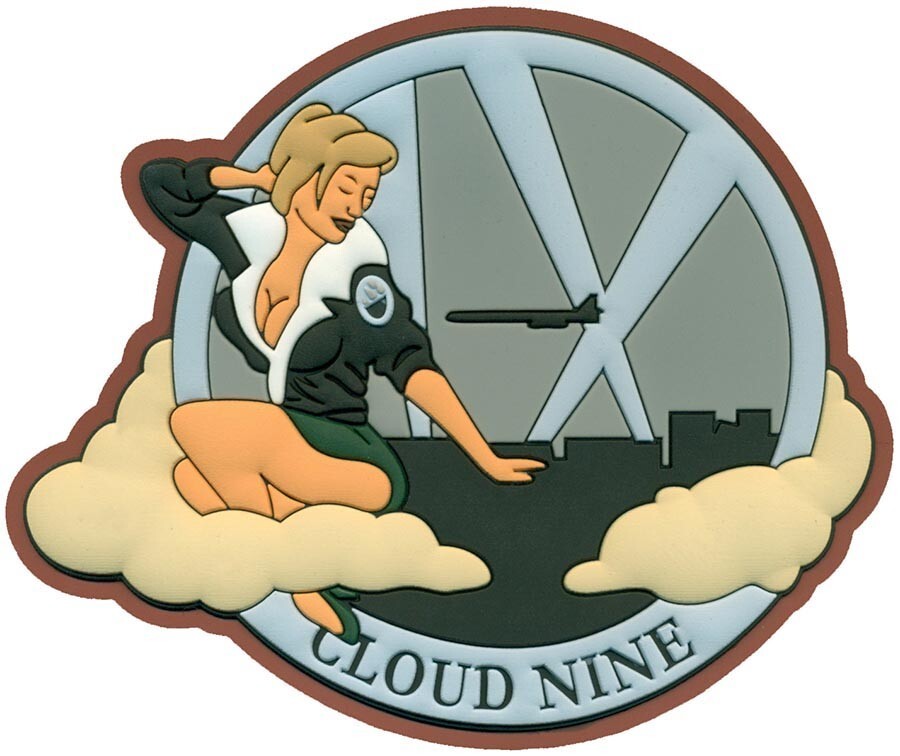 USAF 	9th BOMB SQUADRON – CLOUD NINE PATCH